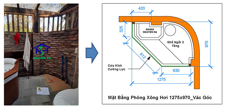 Thiet ke Phong Xong Hoi goc tuong 1 nguoi 